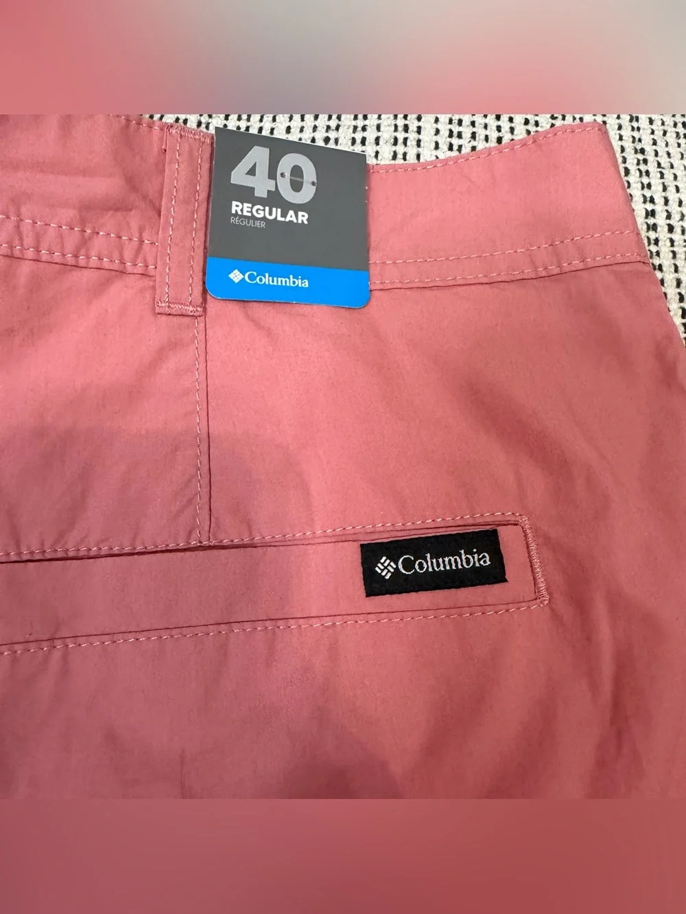 Columbia mens Washed out chino shorts flat shorts size 40 ins8”